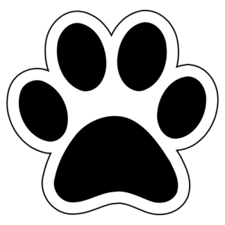 Paw Sticker (Black)